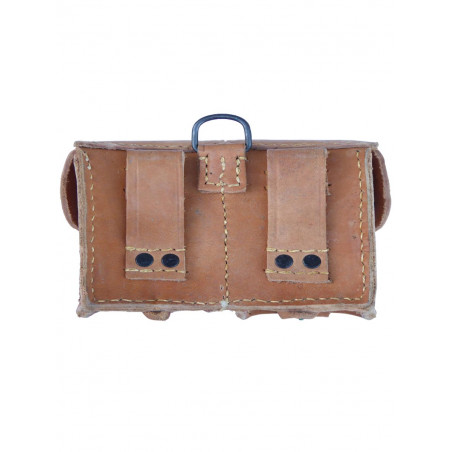 Etui pochette cuir serbe - Double