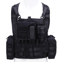 Gilet tactique poitrine Operator Chest Rigg Noir