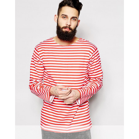 T Shirt Marinière Armée Russe. Rouge ML T Shirt Marinière Armée Russe. Rouge ML
