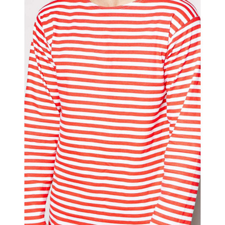 T Shirt Marinière Armée Russe. Rouge ML