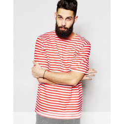 T Shirt Marinière Armée Russe. Rouge MC