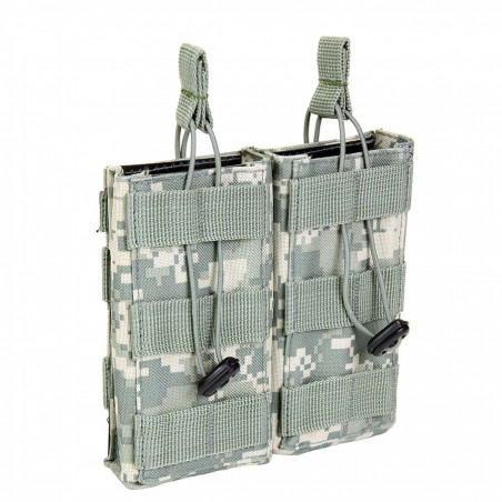 Pochette 2 chargeurs, ouverte, système Molle  F