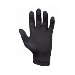 Sous Gants Thermo en Soie Noir