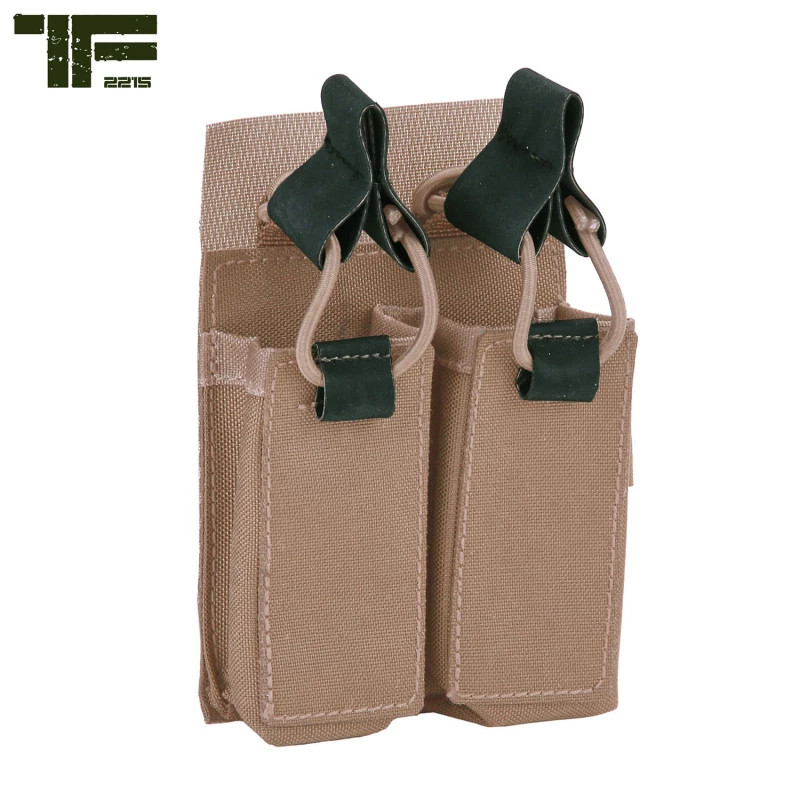 Pochette Double pour chargeurs de pistolet MX762-2 Sable