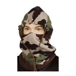 Cagoule Canadienne Polaire Réversible Camo