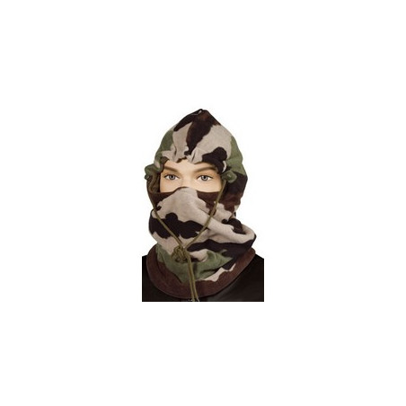 Cagoule Canadienne Polaire Réversible Camo
