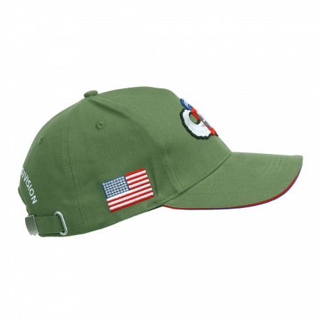 Casquette de baseball, 82nd Airborne, WWII. 3D