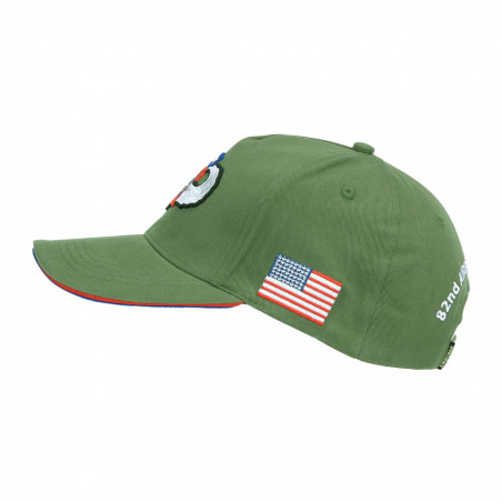 Casquette de baseball, 82nd Airborne, WWII. 3D