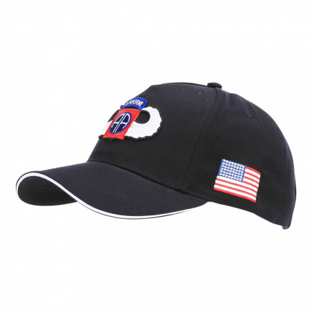 Casquette de baseball, 82nd Airborne, WWII. 3D