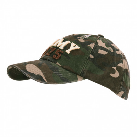 Casquette de baseball délavée : army 1775