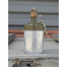 Gourde vintage ovale en aluminium armee suisse