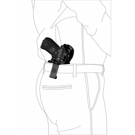Holster Inside Port Discret Glock 17/22