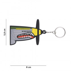 Porte-clés 3D PVC P-51 Mustang 107