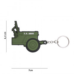 Porte-clés 3D PVC Jeep U.S. Army 105