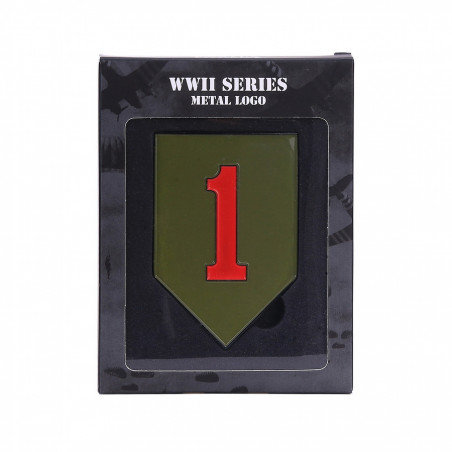 Logo en métal de la 1st Infantry Division