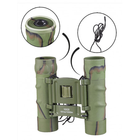 Jumelles militaire 10X25 Woodland - MIL-TEC