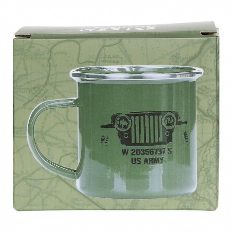 Tasse en émail US Army