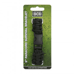 BCB Paracorde 9 inch   noire CM073B