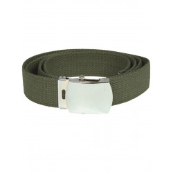 Ceinture militaire réglementaire en toile Vert OD - MIL-TEC