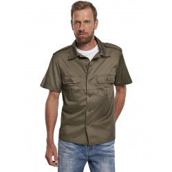 Chemise militaire MC Brandit - Vert OD