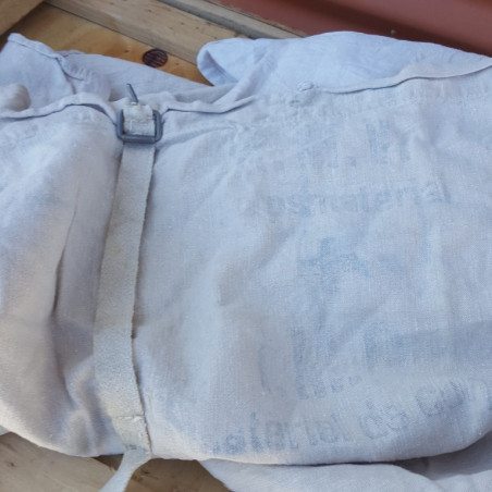 Lot de 3 carrés de tissu en matière vintage vieux linge