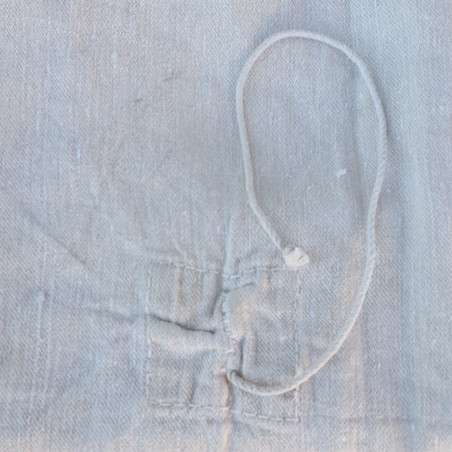 Lot de 3 carrés de tissu en matière vintage vieux linge