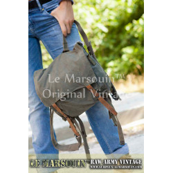 Sac a dos toile vintage