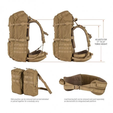 Sac à Dos Tactique 5.11 Tactical Rush 72 2.0 - Neuf - Équipement NATO