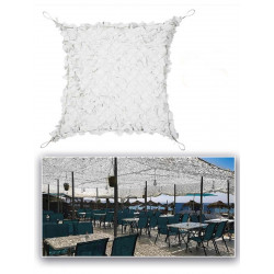 Voile ombrage filet blanc broadleaf 4X6m