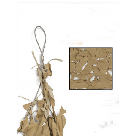 Voile ombrage filet broadleaf 3X3m - Beige