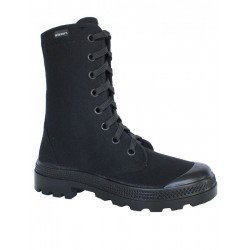Chaussure brousse Wissart montante en toile - NOIR