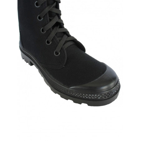Chaussure brousse Wissart montante en toile - NOIR