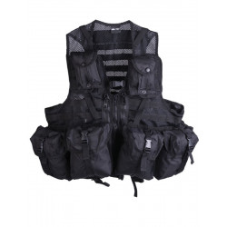 Gilet de Combat tactique Noir - Miltec