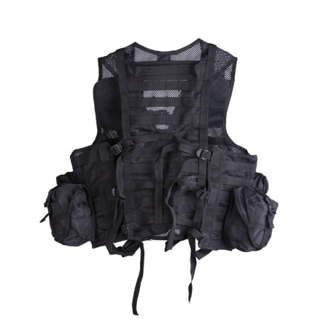 Gilet de Combat tactique Noir - Miltec