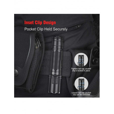 Lampe tactique rechargeable XT2CR PRO LED - 2100 Lumens Klarus