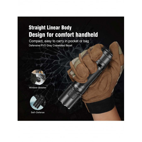 Lampe tactique rechargeable XT2CR PRO LED - 2100 Lumens Klarus