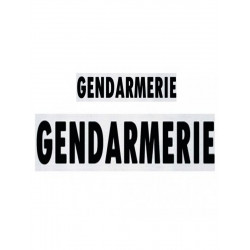 Bandes Rétroréfléchissantes GENDARMERIE (Avant/Arrière)
