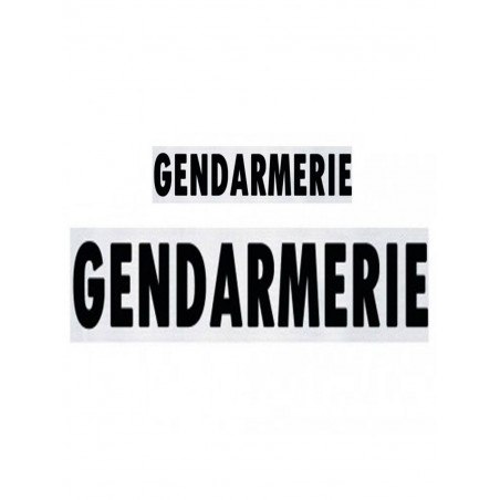 Bandes Rétroréfléchissantes GENDARMERIE (Avant/Arrière)