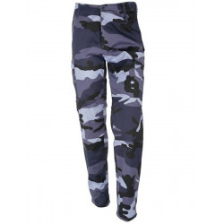 Pantalon treillis BDU camouflage Urban Bleu - CITYGUARD