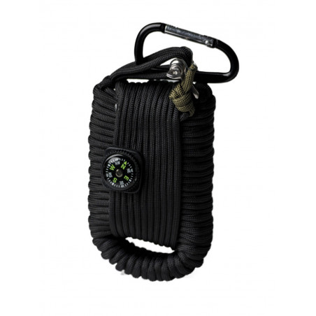 Kit de Survie Paracorde Noir GM
