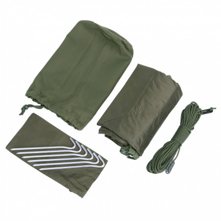 TF-2215 Bâche 3X3 Tarp Bushcraft