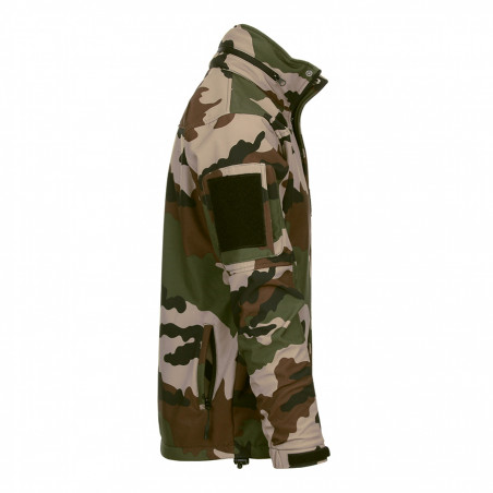 Veste tactique Softshell camo français