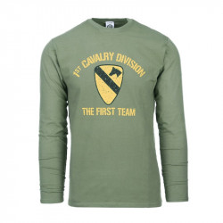 T-shirt First Cavalry Division manches longues