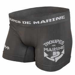 Boxer caleçon militaire troupes de marine - Noir