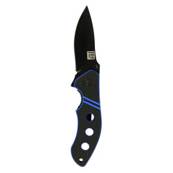 Couteau + clip , vert / noir H351-G1