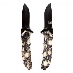 Couteau :  skull + clip 016943