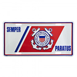 Plaque immatriculation alu : semper paratus