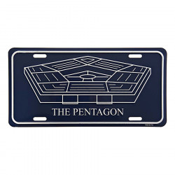 Plaque immatriculation alu : Pentagon