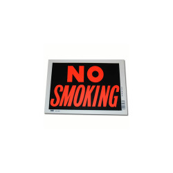 Plaque déco en plastique :  no smoking