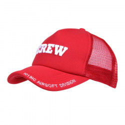 Casquette style base ball avec tissu Mesh Crew